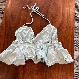 Bandeau halter crop top